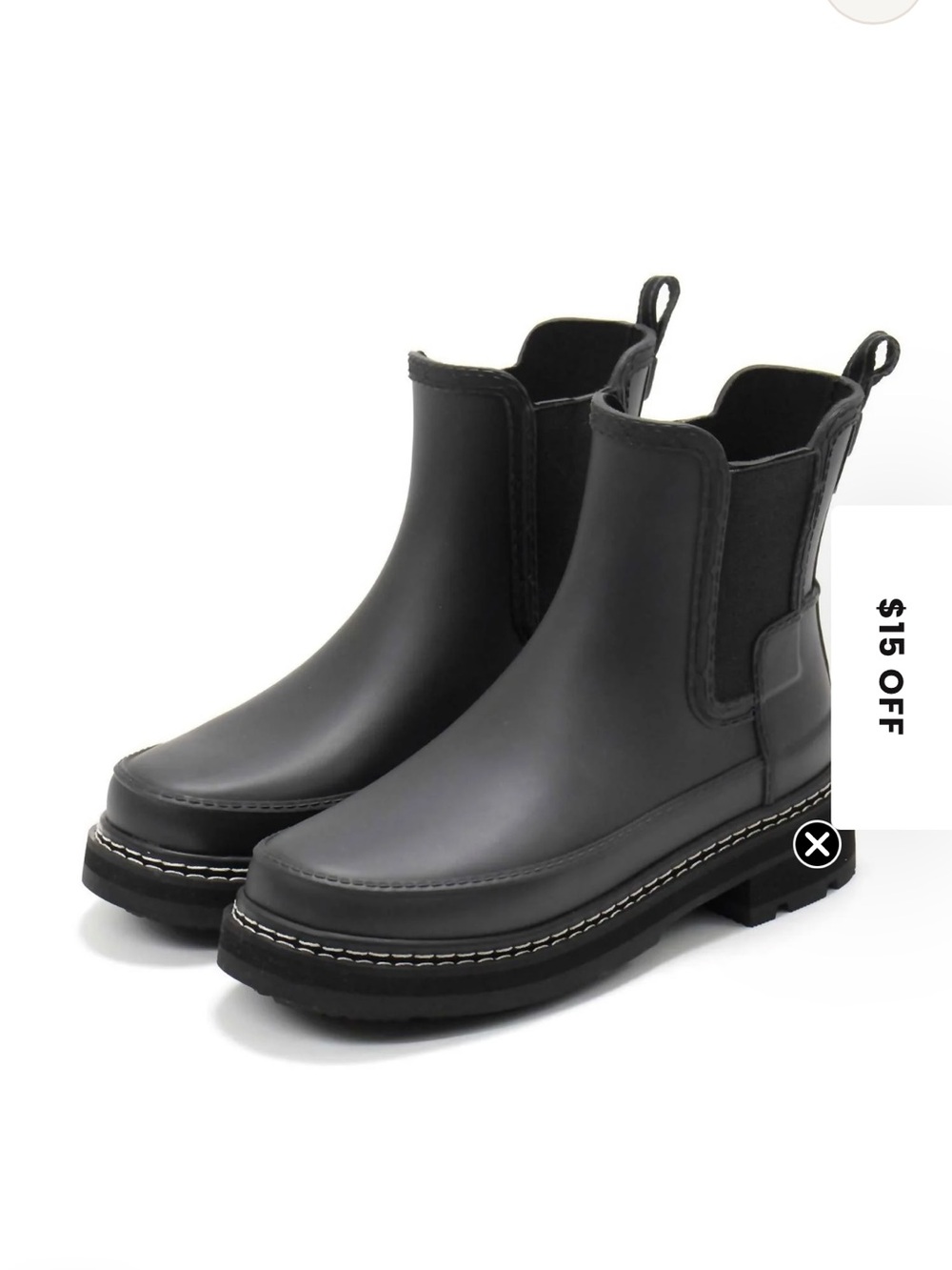Hunter Chelsea refined stitched Rain Boot - Slip-On Waterproof